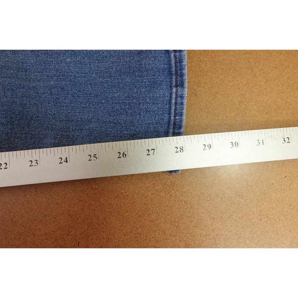 Old Navy Womens Size 2 Medium Wash Denim High Rise Straight Leg Jeans - Picture 8 of 9